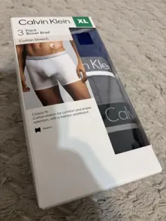 【新品】カルバンクライン ボクサーパンツ 3枚セット コットンストレッチ XL