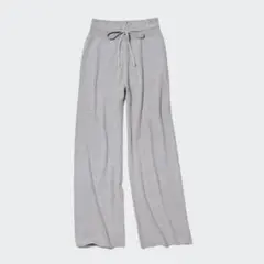 UNIQLO ウォッシャブルリブニットパンツ