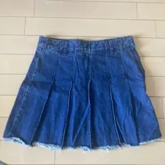 GU デニムフレアスカート Sサイズ　 美品