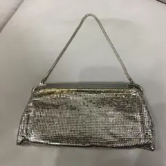 シルバーメタリックパーティーバッグ