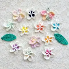 手編み かぎ針編み レース編み モチーフ 紫陽花 ハンドメイド