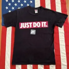 80s ビンテージ NIKE JUST DO IT. Tシャツ L黒 アメリカ製