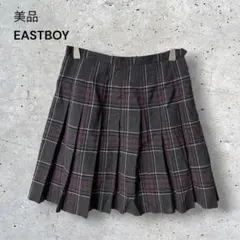 イーストボーイ　プリーツスカート　ミニスカート　チェック　制服コスプレ　ギャルのサムネイル