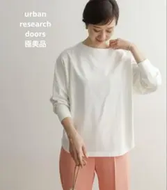 【極美品】アーバンリサーチドアーズ USAコットンフットボールTシャツ