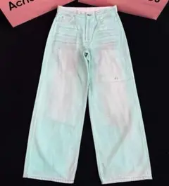 希少Acne Studios 1981Mミントグリーン デニム男女兼用