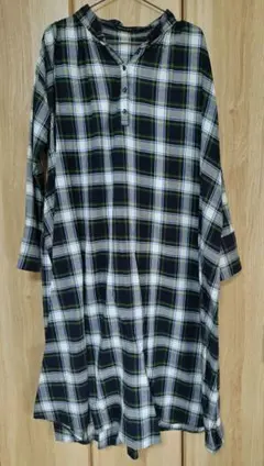 AMERICAN HOLIC チェック柄 シャツワンピース 綿100