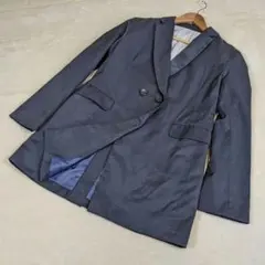 コムサイズム 紺ブレ ダブル テーラードジャケット ネイビー M 入学式 卒業式