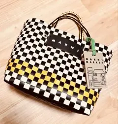 ◇未使用・タグ付き◇ マルニ ダイヤモンドバスケット ウーブン 