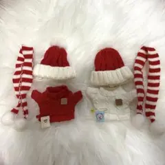 ぬい服　10cm クリスマスのサムネイル