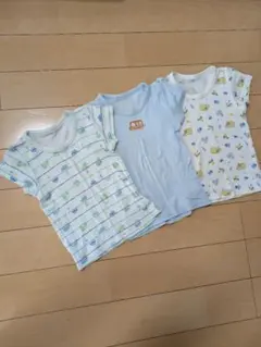 西松屋 半袖 肌着 95cm 3枚セット 保育園着 男の子 車柄