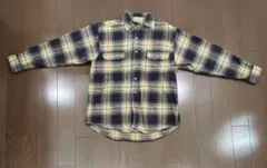FIELD & STREAM Mサイズ ネルシャツ 黒と黄色のチェック