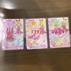 アイカツ！アンコール　ピンクステージコーデ 3枚セット　星宮いちご