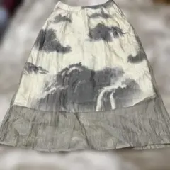 Dazy プリントロングスカート XLサイズ