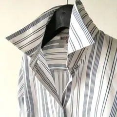 ●≪ NATURAL BEAUTY BASIC≫ ストライプ シャツ ７分袖 S