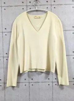 NANOuniverse LB.03Section総針Vネックコンパクトニット