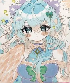 一点物 手描きイラスト オリジナルイラスト コピック