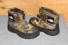 25㎝ノースフェイス 迷彩ヌプシブーティウォータープルーフロゴ NF52271