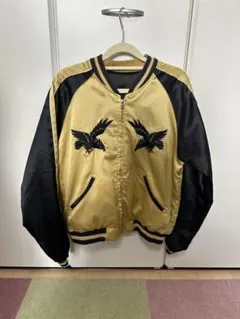 東洋　第5空軍奥尻島×紺虎　リバーシブル　スカジャン 極美品】テーラー東洋 M18333 奥尻島 黒虎 紺虎 スカジャン