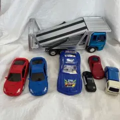 車　おもちゃ7個セット形違い色違い男の子おもちゃミニカーごみ収集車キャリアカーのサムネイル