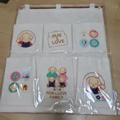 RUN & LOVE ウォールポケット 壁掛け収納