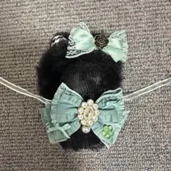 ぬい服　着ぐるみ　にじぱぺっと 10cm 11cm 緑色 猫