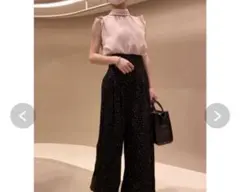 フリルスリーブジョーゼブラウス　スナイデル