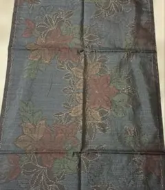 26-06正絹大島紬着物ハギレ37x116