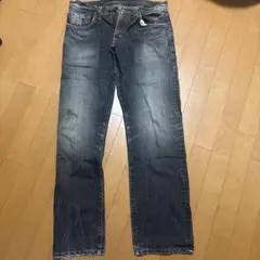 EDWIN ダークブルーストレートデニム504