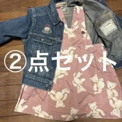 Tinkerbell ⭐︎ デニムジャケット & ジャンバースカート2点セットのサムネイル