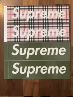 Burberry x Supreme ベルリンOPEN記念BOXステッカーセット