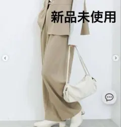 新品タグ付き　サマンサモスモスブルー　ストレートパンツ　カーキ　フリーサイズ