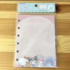 カミオジャパン☆シールバインダー用リフィル☆シール台紙☆サンリオ☆キティ
