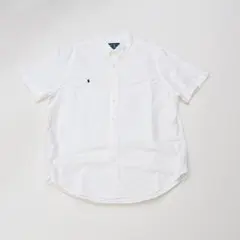 直井怜さん着用】POLO RALPH LAUREN：リネンシャツ 半袖 人気 - メルカリ