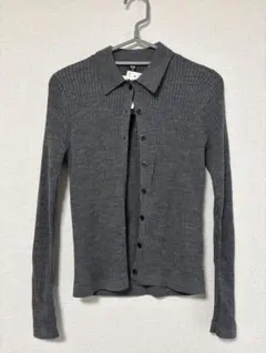 UNIQLO メリノウール カーディガン M グレー