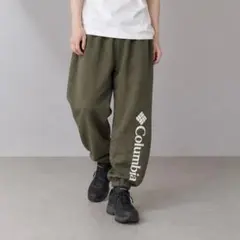 Columbia コロンビア スウェットパンツ ワイド バルーンパンツ カーキL