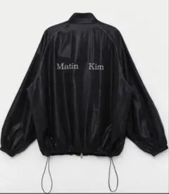 MATIN KIM ナイロン ブルゾン ジャケット BLACK - メルカリ