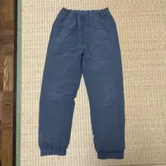 ユニクロ　140 暖パン　裏フリース　グレー　あったかパンツ