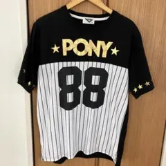 男女兼用PONY Tシャツ 88 ナンバリング ストライプのサムネイル