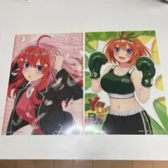 五等分の花嫁 クリアポスター 五月・四葉