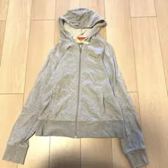 PUMA グレー フード付きパーカー Lサイズ2300番