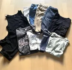 150キッズ服セット 11点 Tシャツ タンクトップ パンツ