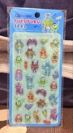 【新品未使用】ディズニーぷくぷくシール　モンスターズインク