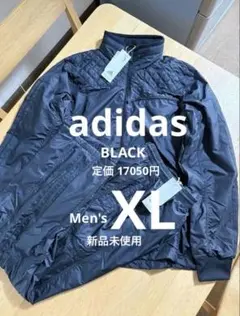 アディダス　裏起毛　ウインドブレーカー上下　ブラック　メンズXL 新品未使用