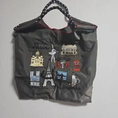パリ名所刺繍 エコバッグ⭐新品未使用⭐プロフ必読⭐
