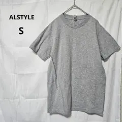 ALSTYLE [S] グレー 半袖 Tシャツ 夏物 シンプル レディース