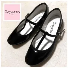 新品未使用☆レペット 黒 エナメル バレエシューズ 36 Cendrillon バレエフラット - ラバーソール - EUサイズ