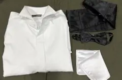 結婚式・披露宴 ウイングカラーシャツと3点セット