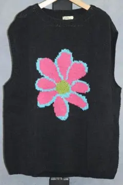 MacMahon Knitting Mills ニットベスト フラワーのサムネイル