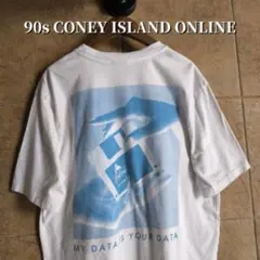 90s テック系 CONEY ISLAND フロッピーディスク アート Tシャツ - メルカリ