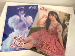 SWEET STEADY 白石まゆみ　バースデークリアフォト　2枚セット
